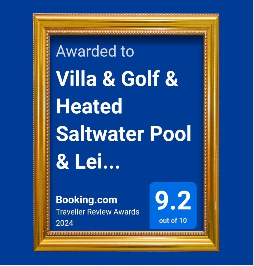 Villa & Golf & Heated Saltwater Pool & Leisure & Wifi Caleta De Fuste Exterior foto